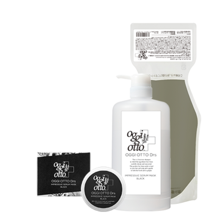 OGGI OTTO Drs IMPRESSIVE SERUM BLACK インプレッシブ セラムマスク ブラック [ヘアトリートメント]
