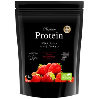 UGOQ Premium Protein Fresh Strawberry(ウゴク グラスフェッドホエイプロテイン フレッシュストロベリー)